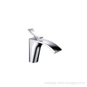 Single Hole Chromed Basin Mixer Taps Deck Mounted and Gravi
